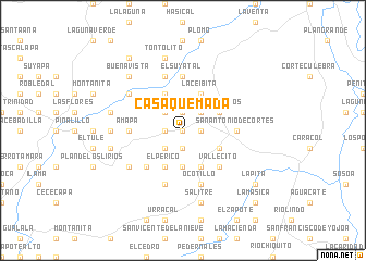 map of Casa Quemada