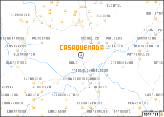 map of Casa Quemada