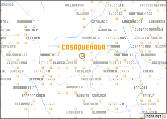 map of Casa Quemada