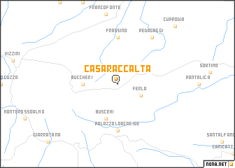 map of Casa Raccalta