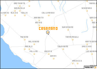 map of Casarano