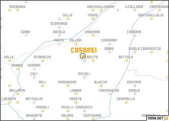 map of Casarei