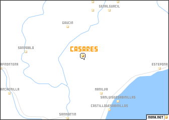 map of Casares