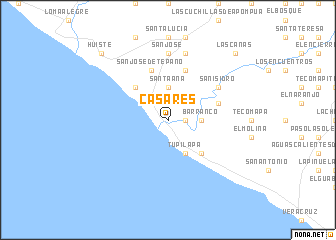 map of Casares