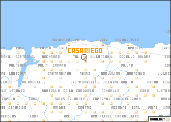 map of Casariego