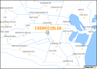 map of Casa Rizzalda