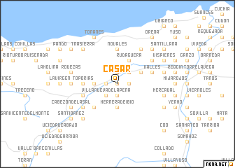map of Casar