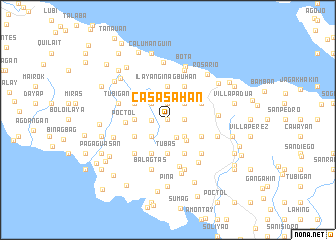 map of Casasahan