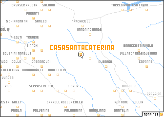 map of Casa Santa Caterina