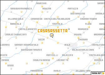 map of Casa Sassetta