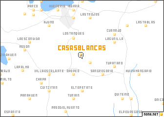 map of Casas Blancas