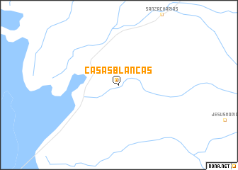 map of Casas Blancas