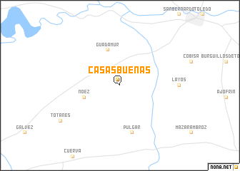 map of Casasbuenas