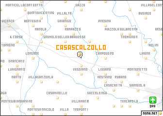 map of Casa Scalzollo