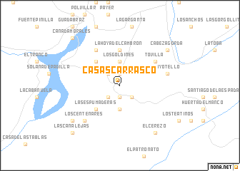 map of Casas Carrasco