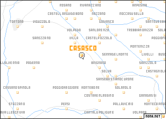 map of Casasco