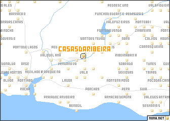 map of Casas da Ribeira