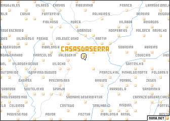 map of Casas da Serra