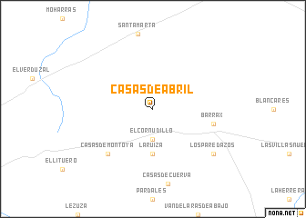 map of Casas de Abril