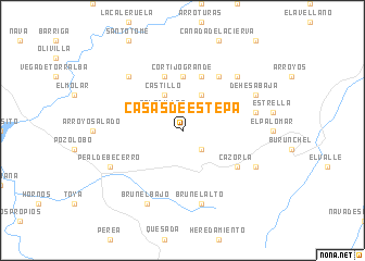 map of Casas de Estepa