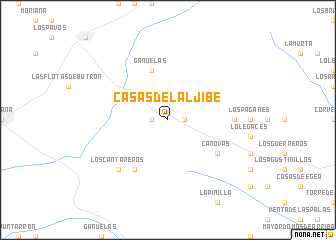 map of Casas del Aljibe