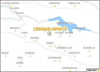 map of Casas del Arroyo