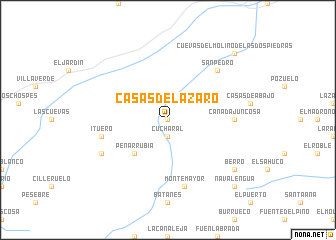 map of Casas de Lázaro