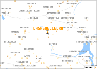 map of Casas del Cedro