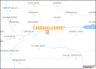 map of Casas del Cerro