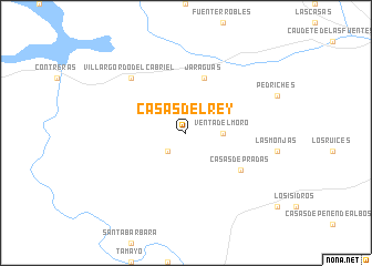 map of Casas del Rey