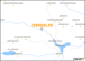 map of Casas del Río