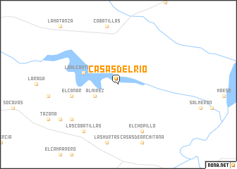 map of Casas del Río