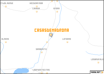 map of Casas de Madrona