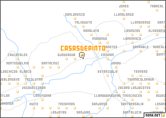 map of Casas de Pinto