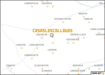 map of Casas Los Collados