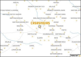 map of Casas Novas