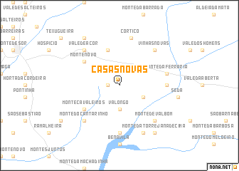 map of Casas Novas