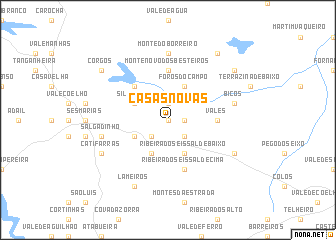 map of Casas Novas