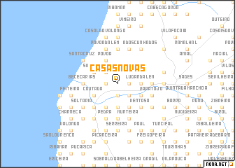 map of Casas Novas