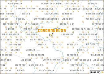 map of Casas Nuevas