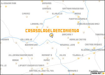 map of Casasola de la Encomienda