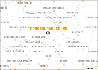 map of Casasola del Campo