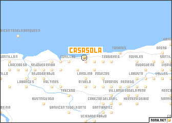 map of Casasola