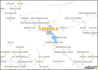 map of Casasola