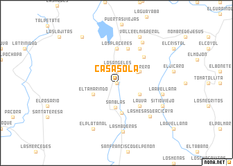 map of Casa Sola