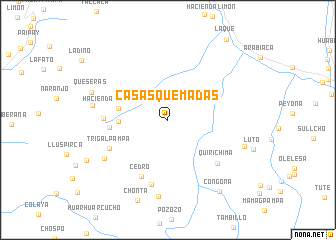 map of Casas Quemadas