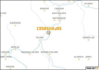 map of Casas Viejas