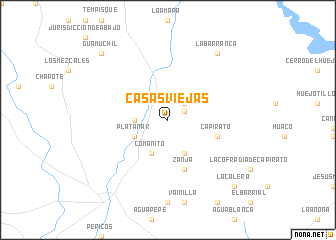 map of Casas Viejas