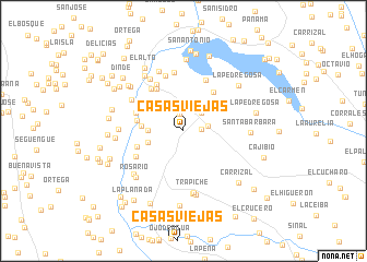 map of Casas Viejas