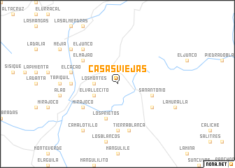 map of Casas Viejas